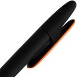 Ручка шариковая Prodir DS5 TRR-P Soft Touch, черная с оранжевым — изображение 6