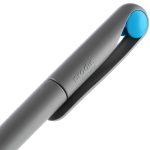 Ручка шариковая Prodir DS1 TMM Dot, серая с голубым — изображение 6