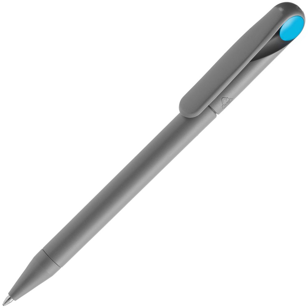 3425.41_5_1000x1000 Ручка шариковая Prodir DS1 TMM Dot, серая с голубым — изображение 1
