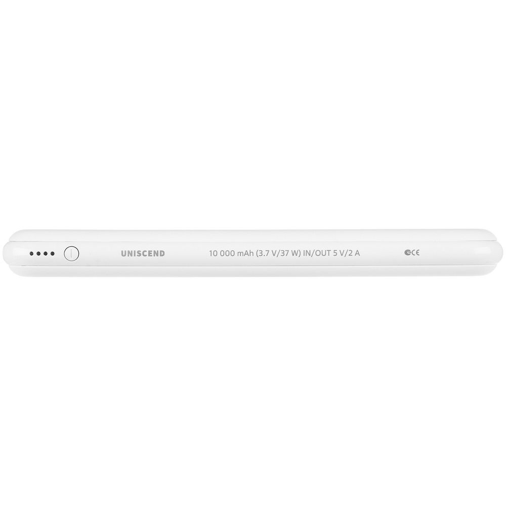 Аккумулятор Uniscend All Day Type-C 10000 мАч, белый с логотипом СПб - фото № 4