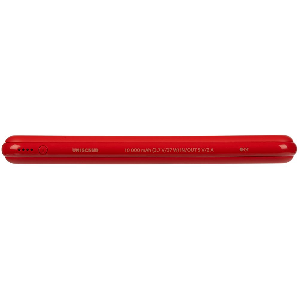 Аккумулятор Uniscend All Day Type-C 10000 мАч, красный с логотипом СПб - фото № 4