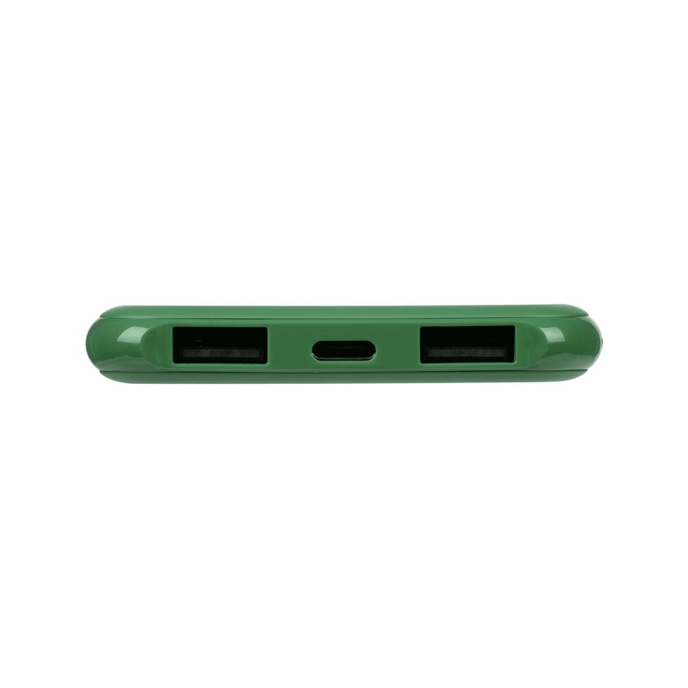 Аккумулятор Uniscend Half Day Type-C 5000 мАч, зеленый с логотипом СПб - фото № 4