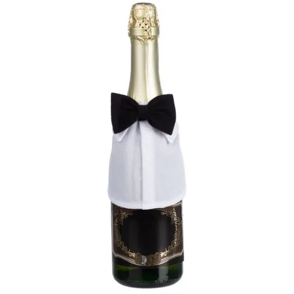 Аксессуар для бутылки Black Tie с логотипом СПб - фото № 1