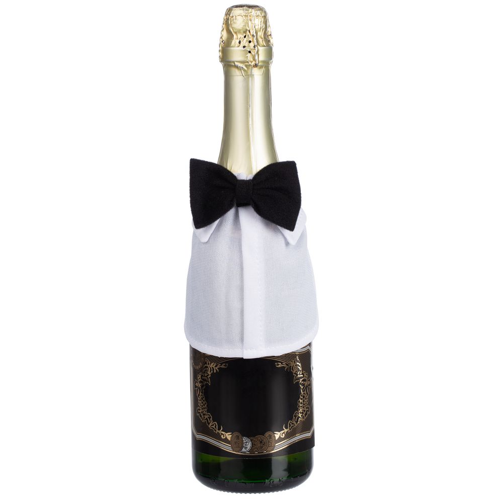 Аксессуар для бутылки Black Tie с логотипом СПб - фото № 1