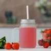Банка для коктейлей Shake It Baby под сублимацию, матовая с логотипом СПб - фото № 1
