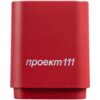 Беспроводная колонка с подсветкой гравировки Glim, красная с логотипом СПб - фото № 4