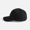 Бейсболка Buffalo, черная с красным с логотипом СПб - фото № 4