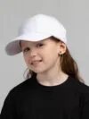 Бейсболка детская Capture Kids, белая с логотипом СПб - фото № 4
