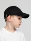 Бейсболка детская Capture Kids, черная с логотипом СПб - фото № 4
