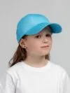 Бейсболка детская Capture Kids, голубая с логотипом СПб - фото № 4