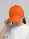 Бейсболка детская Capture Kids, оранжевая с логотипом СПб - фото № 4