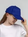 Бейсболка детская Standard Kids, синяя с логотипом СПб - фото № 5