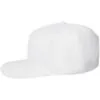 Бейсболка Snapback с прямым козырьком, белая с логотипом СПб - фото № 2