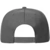 Бейсболка Snapback с прямым козырьком, серая с логотипом СПб - фото № 3