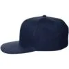Бейсболка Snapback с прямым козырьком, темно-синяя с логотипом СПб - фото № 2