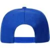 Бейсболка Snapback с прямым козырьком, ярко-синяя с логотипом СПб - фото № 3