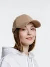 Бейсболка Soft Core, бежевая с логотипом СПб - фото № 5