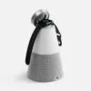 Bluetooth-колонка с беспроводной зарядкой и подсветкой Cone Sonance, серая с логотипом СПб - фото № 3