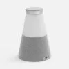 Bluetooth-колонка с беспроводной зарядкой и подсветкой Cone Sonance, серая с логотипом СПб - фото № 6