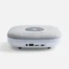 Bluetooth-колонка с беспроводной зарядкой и подсветкой Terrafonic, серая с логотипом СПб - фото № 4