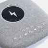 Bluetooth-колонка с беспроводной зарядкой и подсветкой Terrafonic, серая с логотипом СПб - фото № 6