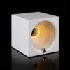Bluetooth-колонка с подсветкой Volumetric, белая с логотипом СПб - фото № 1