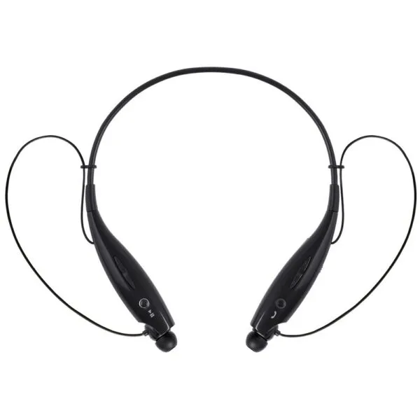 Bluetooth наушники stereoBand, ver.2, черные с логотипом СПб - фото № 1