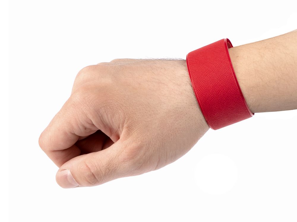 Браслет Wristler, красный с логотипом СПб - фото № 4