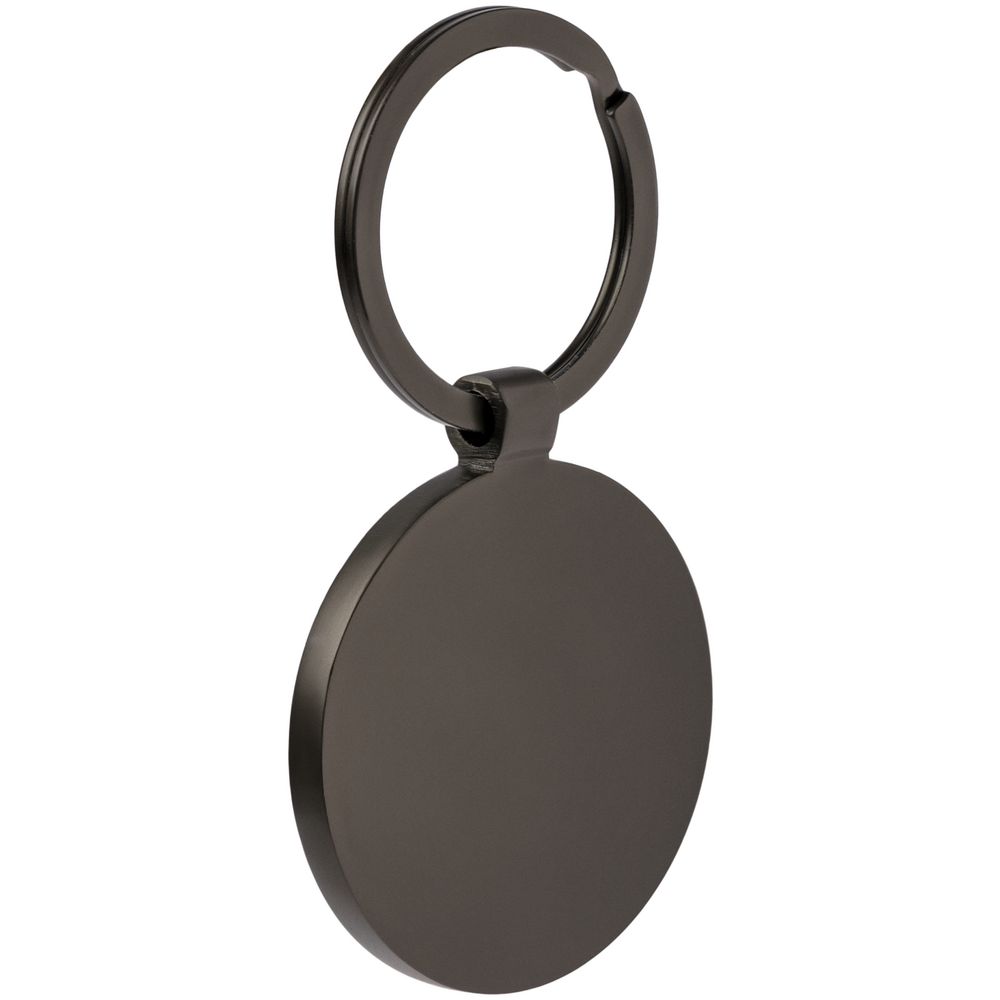 Брелок Gun Metal Circle, графитовый с логотипом СПб - фото № 2
