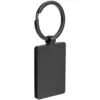 Брелок Gun Metal Rectangle, графитовый с логотипом СПб - фото № 2