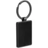 Брелок Gun Metal Rectangle, графитовый с логотипом СПб - фото № 1
