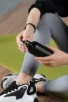 Бутылка для воды Funrun 400, черная с логотипом СПб - фото № 4