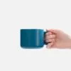 Чашка Jumbo в коробке матовая, морская волна с логотипом СПб - фото № 3