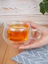 Чашка с двойными стенками Small Ball с логотипом СПб - фото № 4