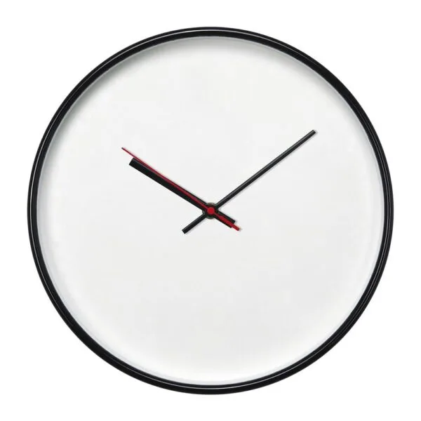 Часы настенные ChronoTop, черные с логотипом СПб - фото № 1
