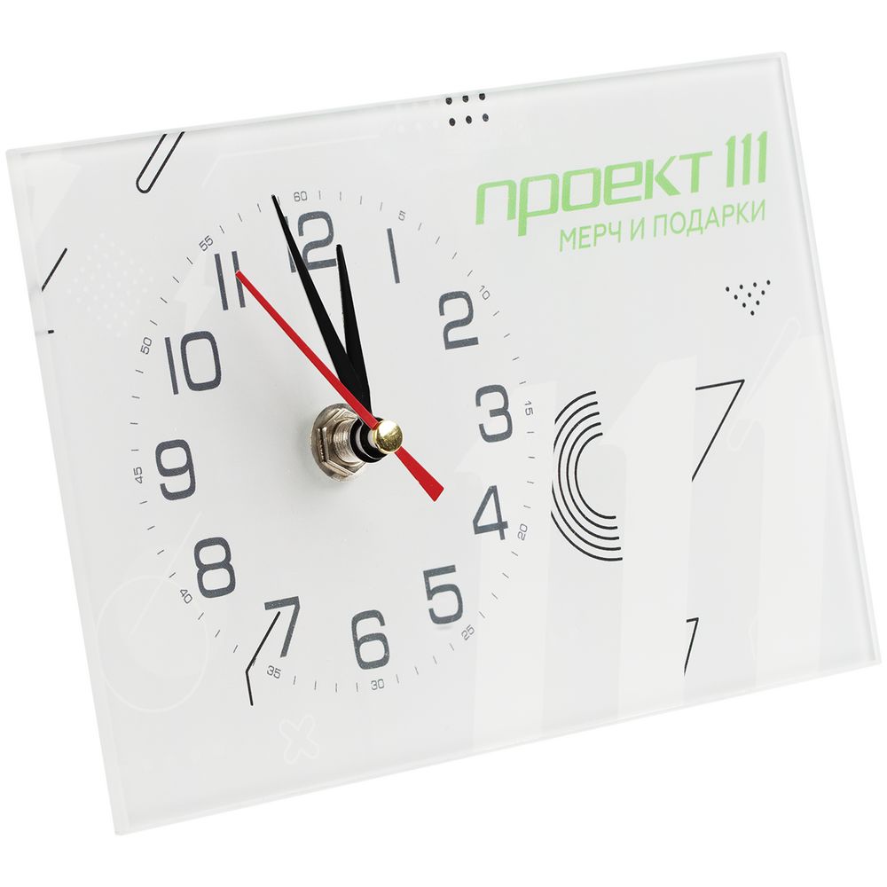 Часы настольные на заказ Uptime с логотипом СПб - фото № 6