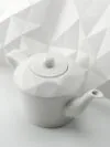 Чайник Diamante Bianco, белый с логотипом СПб - фото № 6
