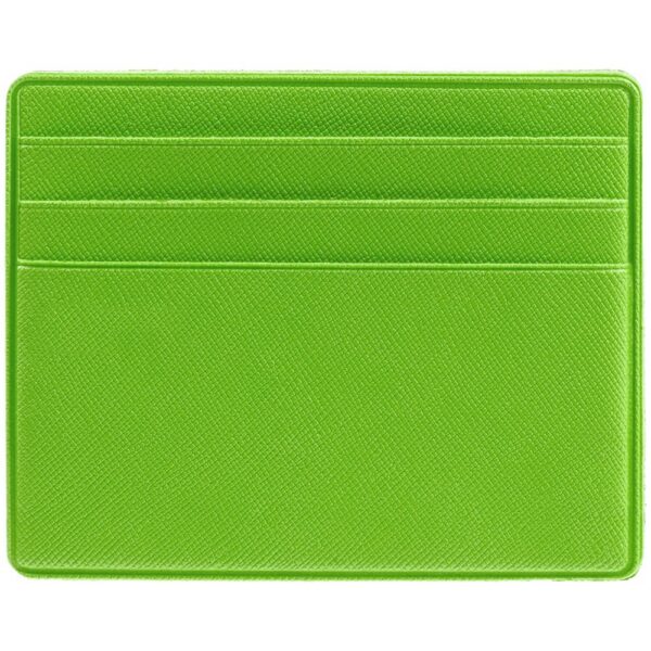 Чехол для карточек Devon, зеленый с логотипом СПб - фото № 1