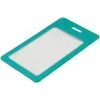 Чехол для пропуска Dorset, бирюзовый с логотипом СПб - фото № 4