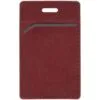 Чехол для пропуска Petrus, красный с логотипом СПб - фото № 1