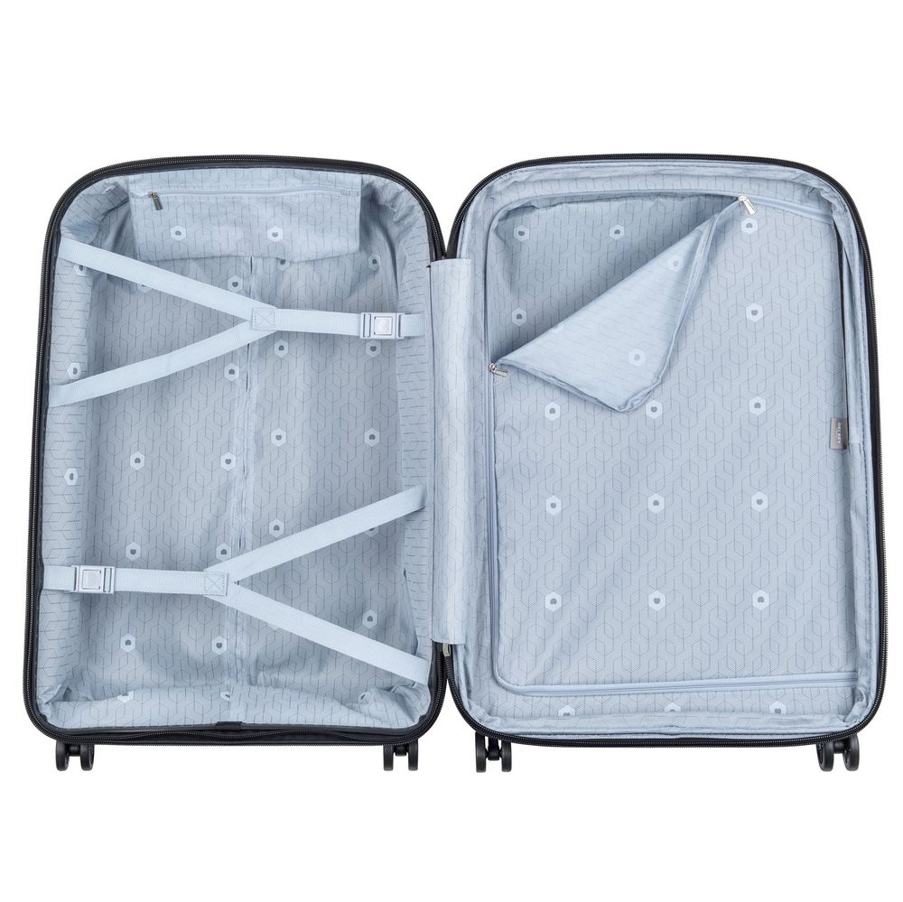 Чемодан Belmont Plus M, синий с логотипом СПб - фото № 3