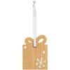 Деревянная подвеска Christmate, подарок с логотипом СПб - фото № 2