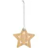 Деревянная подвеска Christmate, звезда с логотипом СПб - фото № 2
