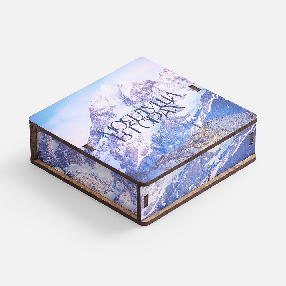 Деревянный пазл в шкатулке PuzzleBox на заказ с логотипом СПб - фото № 3