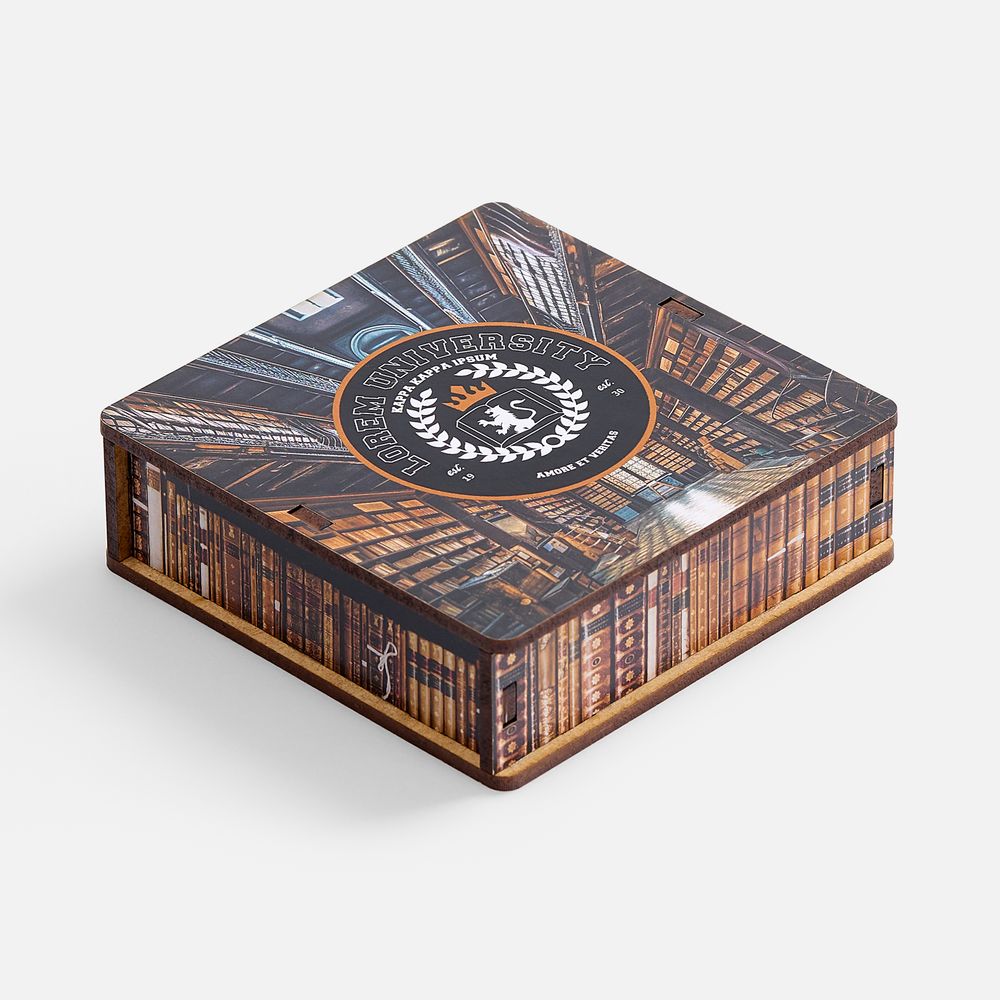 Деревянный пазл в шкатулке PuzzleBox на заказ с логотипом СПб - фото № 6