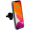 Держатель для смартфона Cooper Auto Wireless с беспроводной зарядкой, черный с логотипом СПб - фото № 6