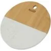 Доска разделочная Linea Bamboo, круглая с логотипом СПб - фото № 1