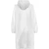 Дождевик-анорак Alatau, белый, единый размер с логотипом СПб - фото № 2