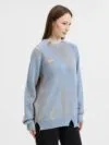 Джемпер Denim на заказ, полушерсть с логотипом СПб - фото № 5