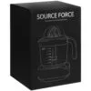 Электрическая соковыжималка для цитрусовых Source Force, серебристо-черная с логотипом СПб - фото № 5